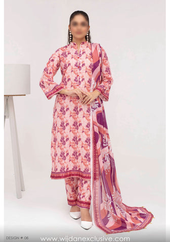 Aleezay Superior Airjet Bana Dora Lawn Collection'25 by Fatima's D-06