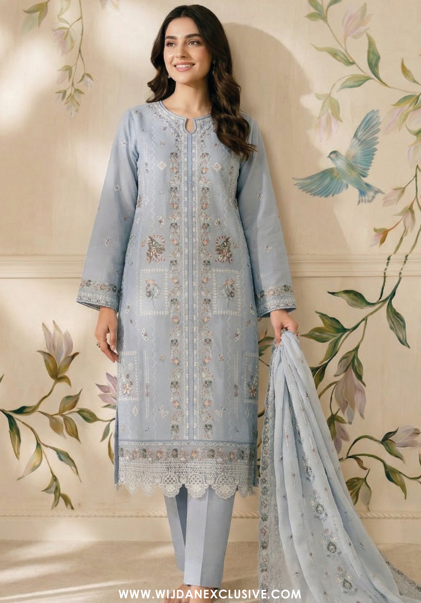 Dhamak by Wijdan | Unstitched Formal Premium Bana Dora Collection - 2026 (D-06)