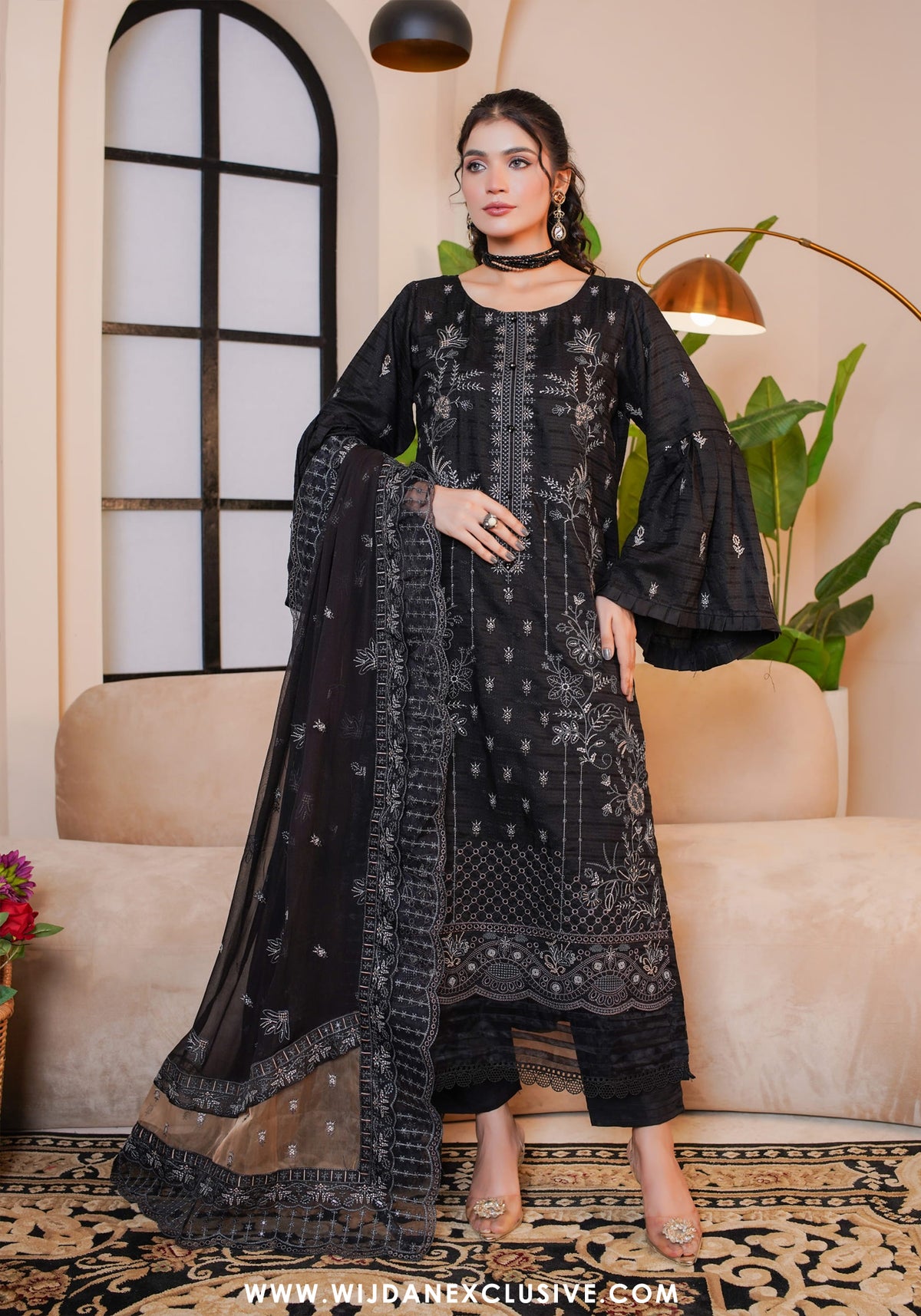 Paraachi Unstitched Embroidered Viscose Series-1 Collection - 2025 D-01