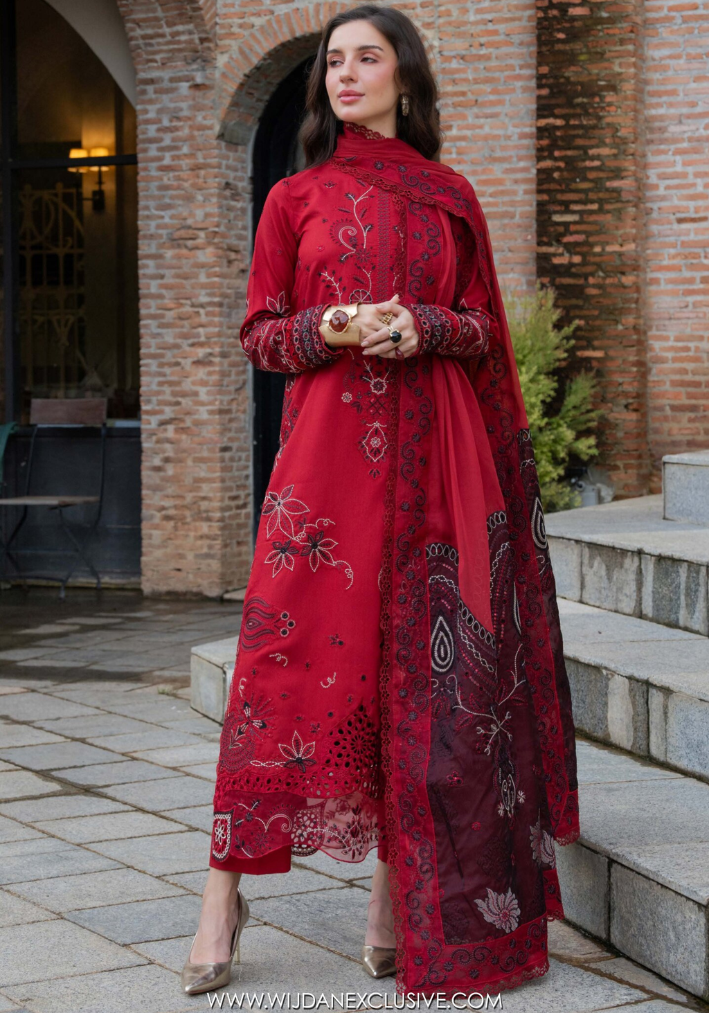 Amani by Marjjan | Unstitched Embroidered Viscose Collection - 2026 (MSV-09/B)