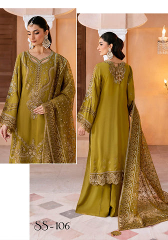 Shehnai Raw Silk Collection'25 Vol-01 by Ramsha SS-106