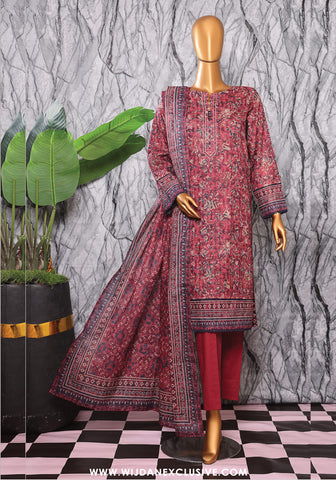 HZ Unstitched Platinum Digital Printed Lawn Collection - 2025 PPC-404