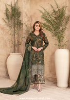 Merrachi by Tawakkal | Unstitched Embroidered Fancy Lawn Collection – 2026 (D-06)
