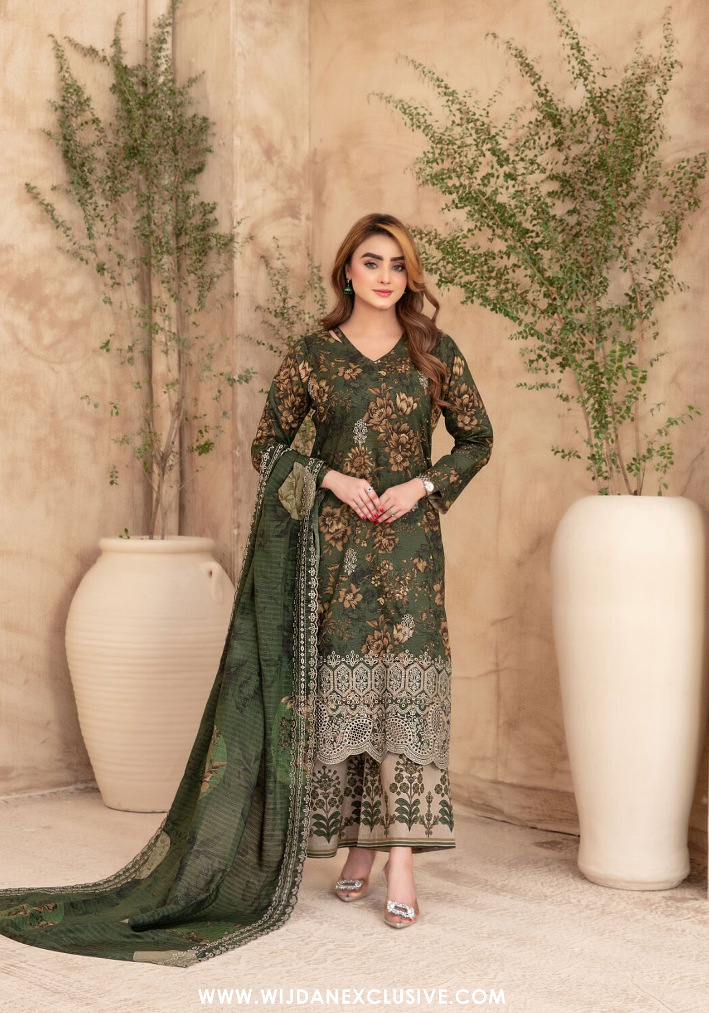 Merrachi by Tawakkal | Unstitched Embroidered Fancy Lawn Collection – 2026 (D-06)
