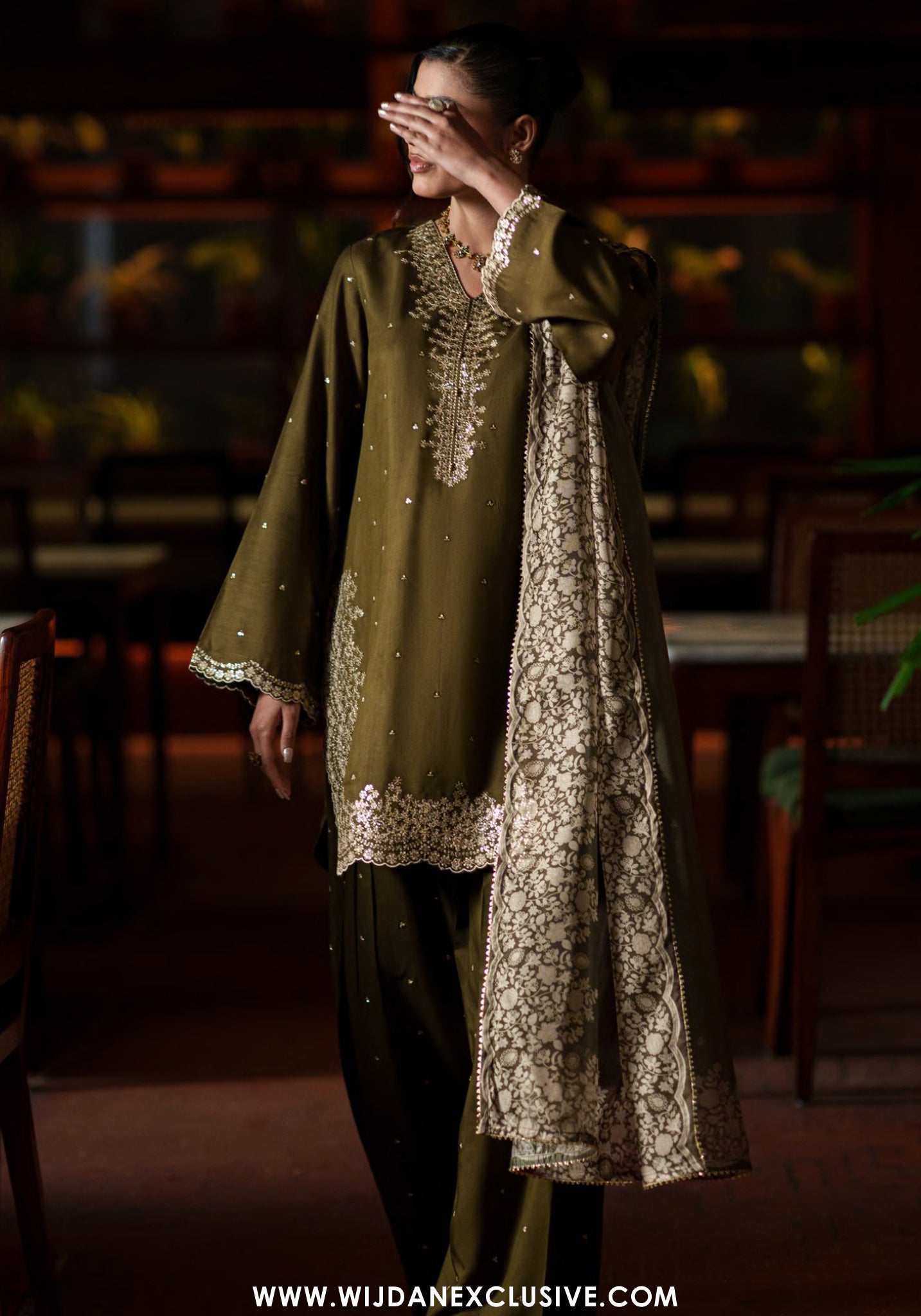 Eala by Casual Lite| Stitched Silk Collection -  2026 (VERDANT HEIRLOOM)