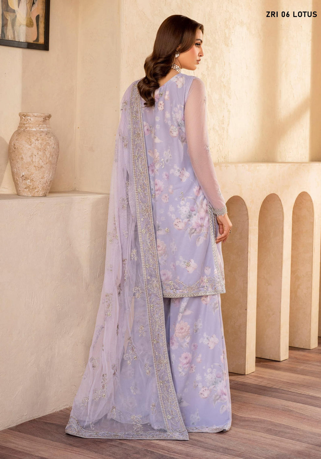 Iris Printed Embroidered Edit'24 by Zarif ZRI-06