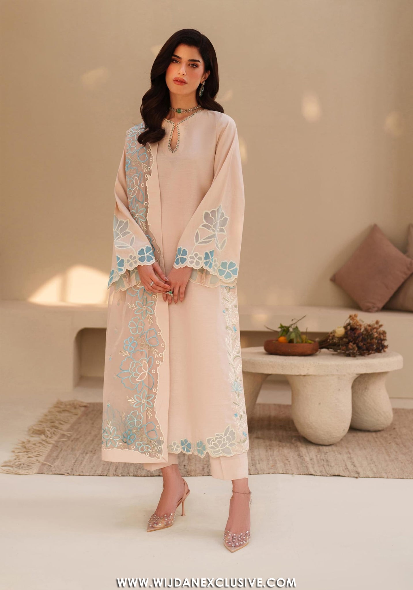 Tabeer by Zarif | Unstitched Premium Raw Silk Collection - 2026 (FLORIELLE)