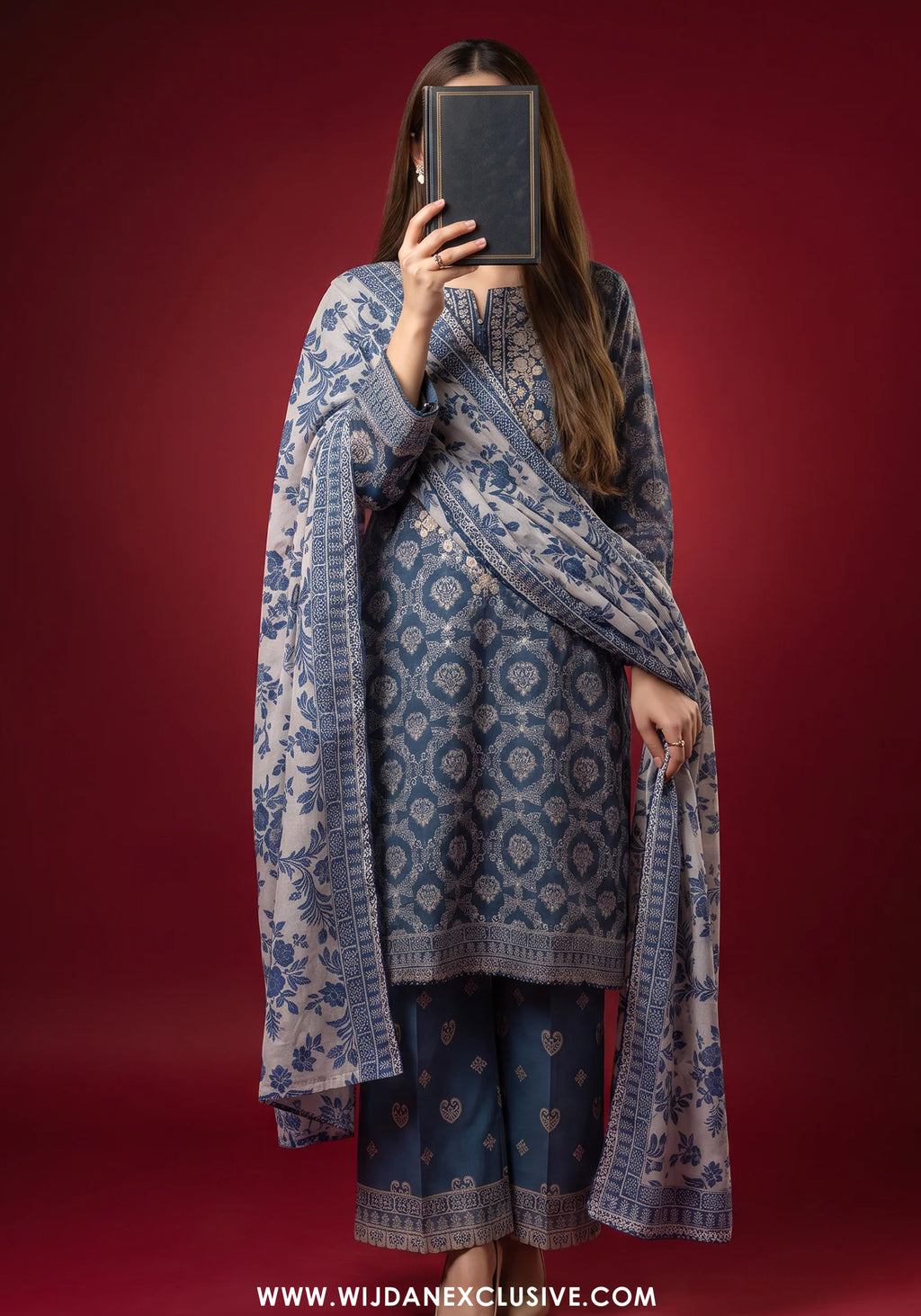 Rang E Bahar by Amna Khadija | Stitched Embroidered Lawn Collection - 2026 (D-06)