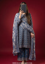 Rang E Bahar by Amna Khadija | Stitched Embroidered Lawn Collection - 2026 (D-06)