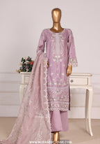 Bin Saeed Stitched Luxury Embroidered 3pc Vol-III Collection - 2026 (D-07)