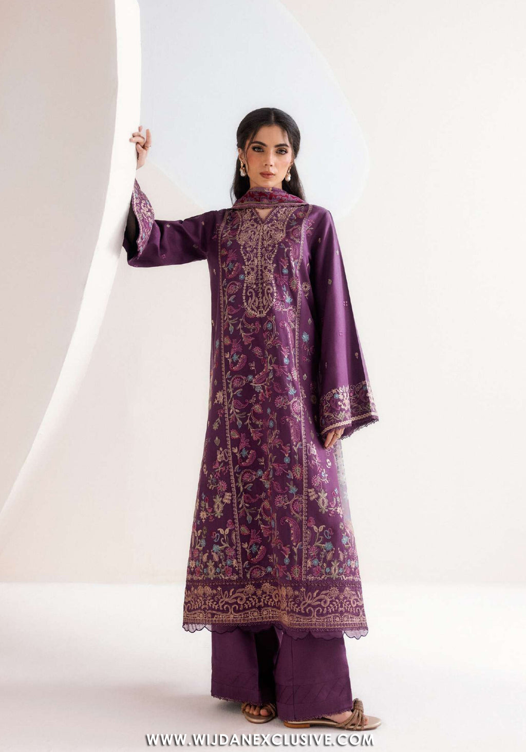Zync by Florent | Unstitched Intermix Embroidered Viscose Collection'26 (D-06)
