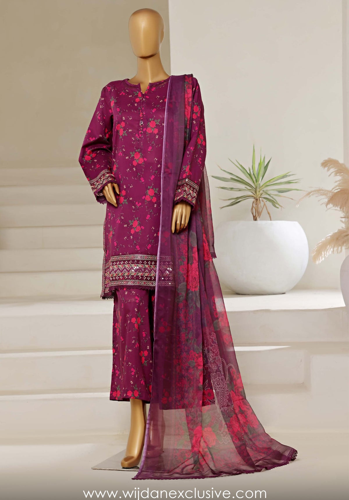 Malika Embroidered Festive Collection'25 Vol-04 by Sadabahar D-06