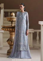 Modern Heirloom by Emaan Adeel | Unstitched Emb Chiffon Formal'26 (BLUE VERSE)