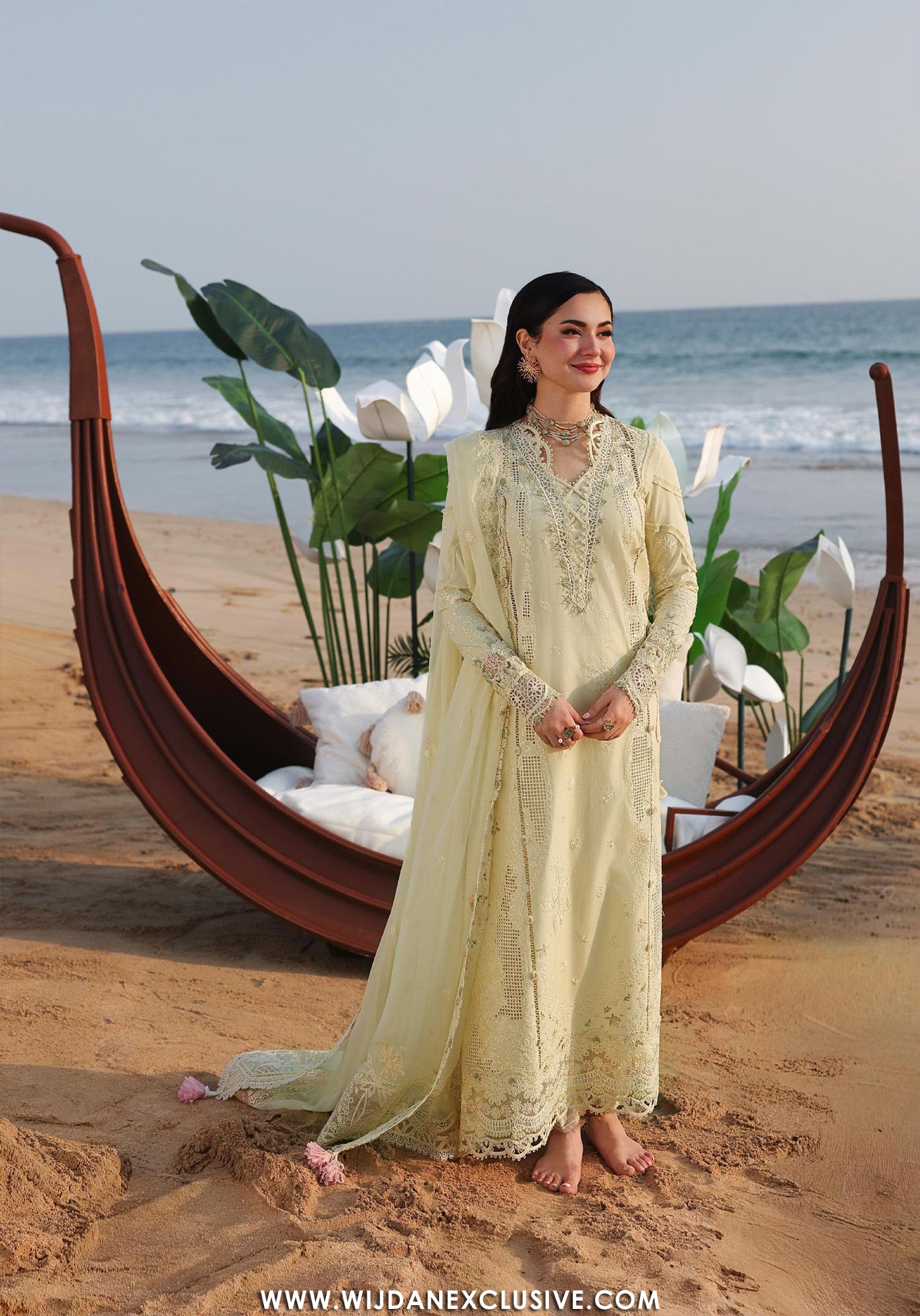 Sahil by Qalamkar | Unstitched Luxury lawn Collection - 2026 SA-03-SAFA