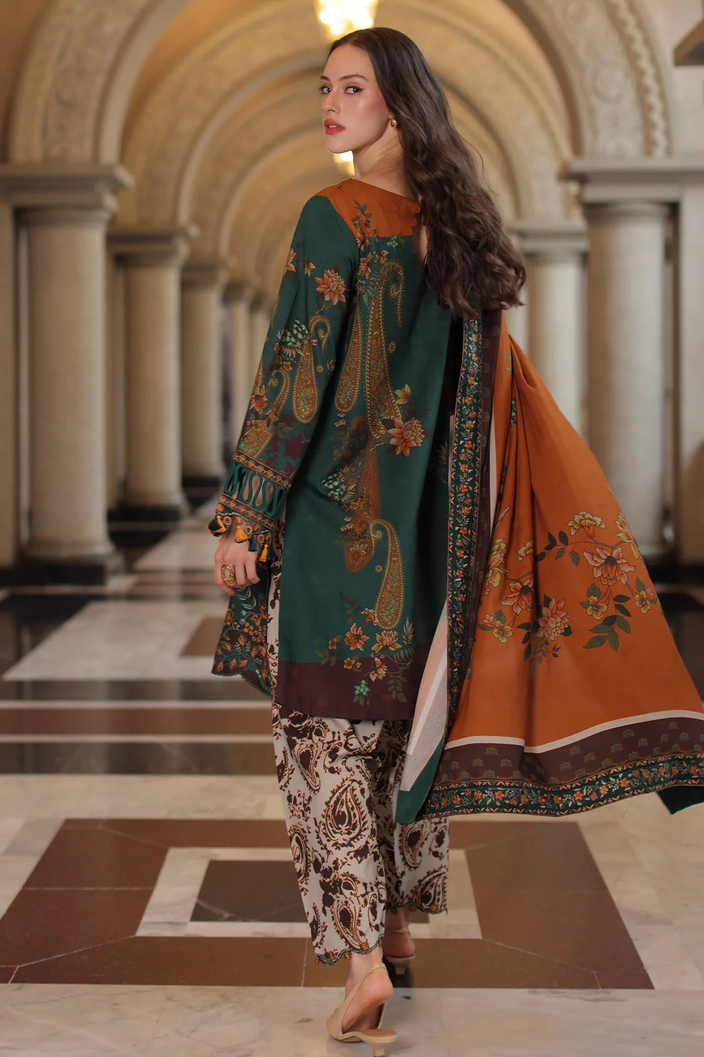 Aniiq by Charizma | Unstitched Embroidered Linen Vol-II Collection'26 (ANW7-16)