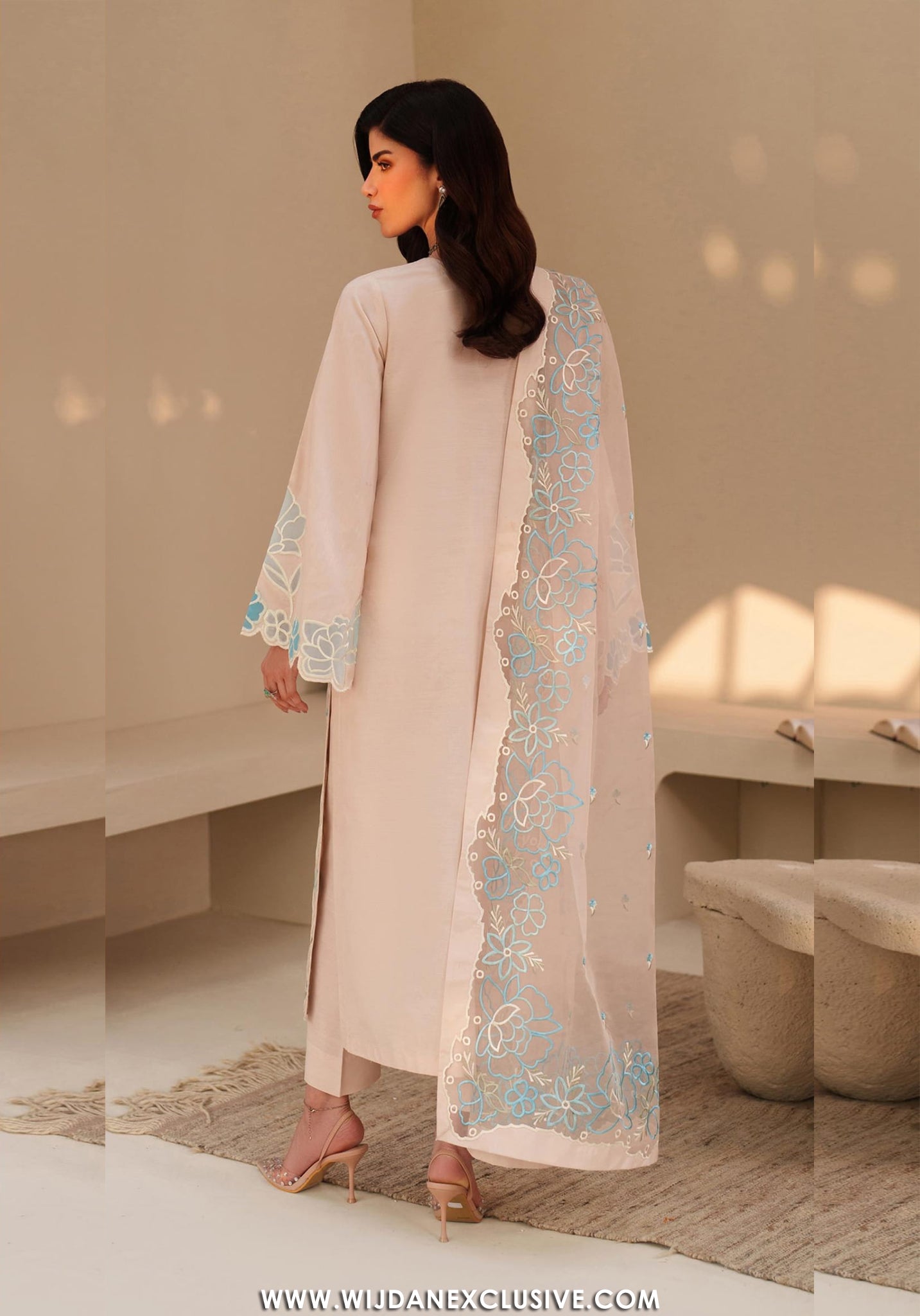 Tabeer by Zarif | Unstitched Premium Raw Silk Collection - 2026 (FLORIELLE)
