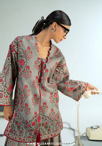 Joolie Prints Unstitched Cambric Collection - 2025 by Saira Rizwan (SILVER LINING)