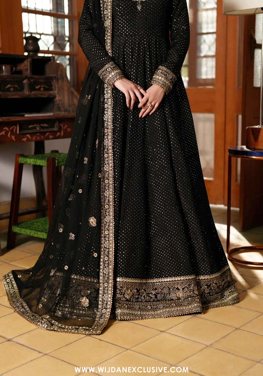 Shagun by Neeshay | Unstitched Embroidered Rawsilk Collection - 2026 (Anjuman)