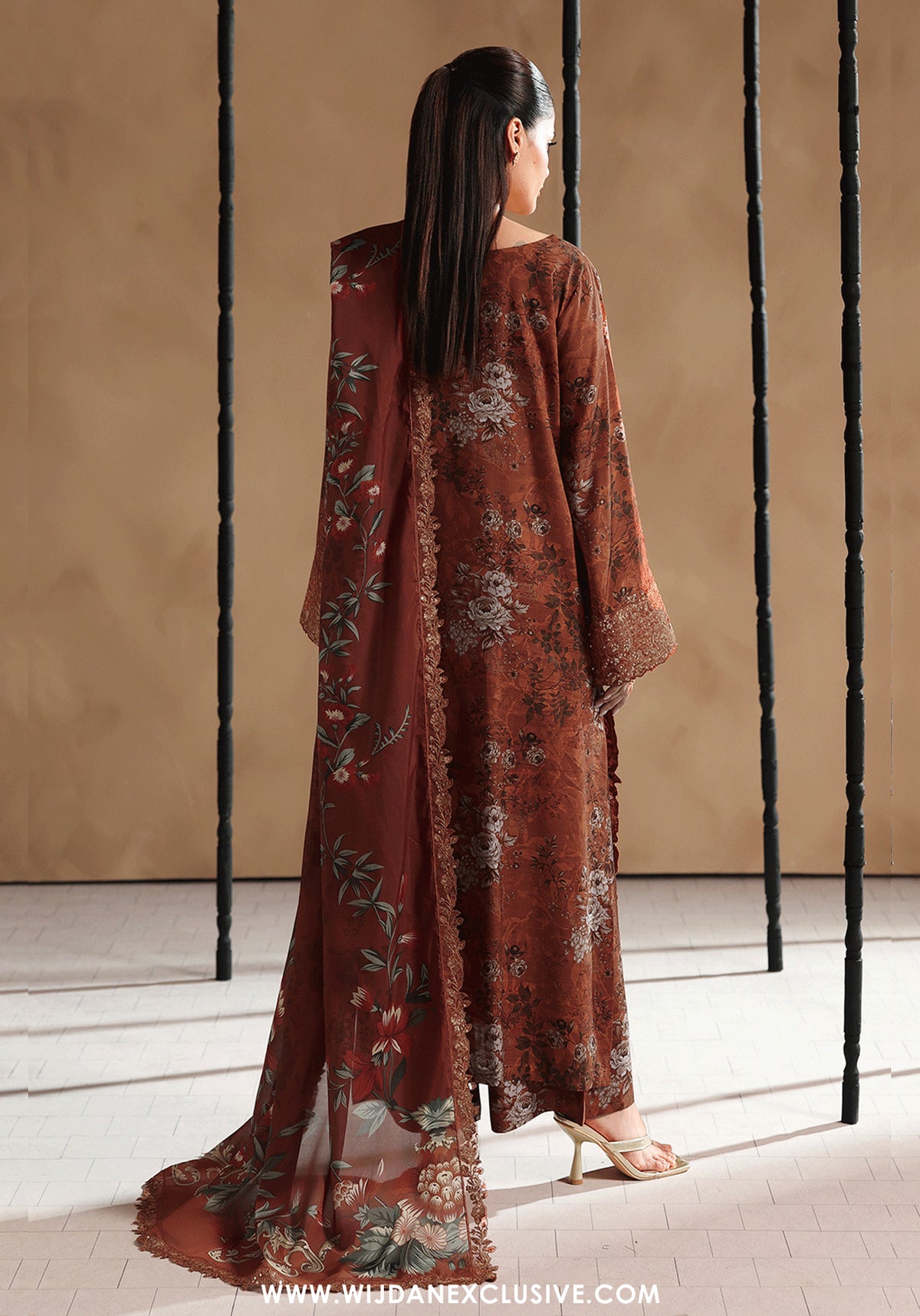 Naqsh by Ramsha | Unstitched Emb & Print Vol-02 Rawsilk'26 (RS-206)