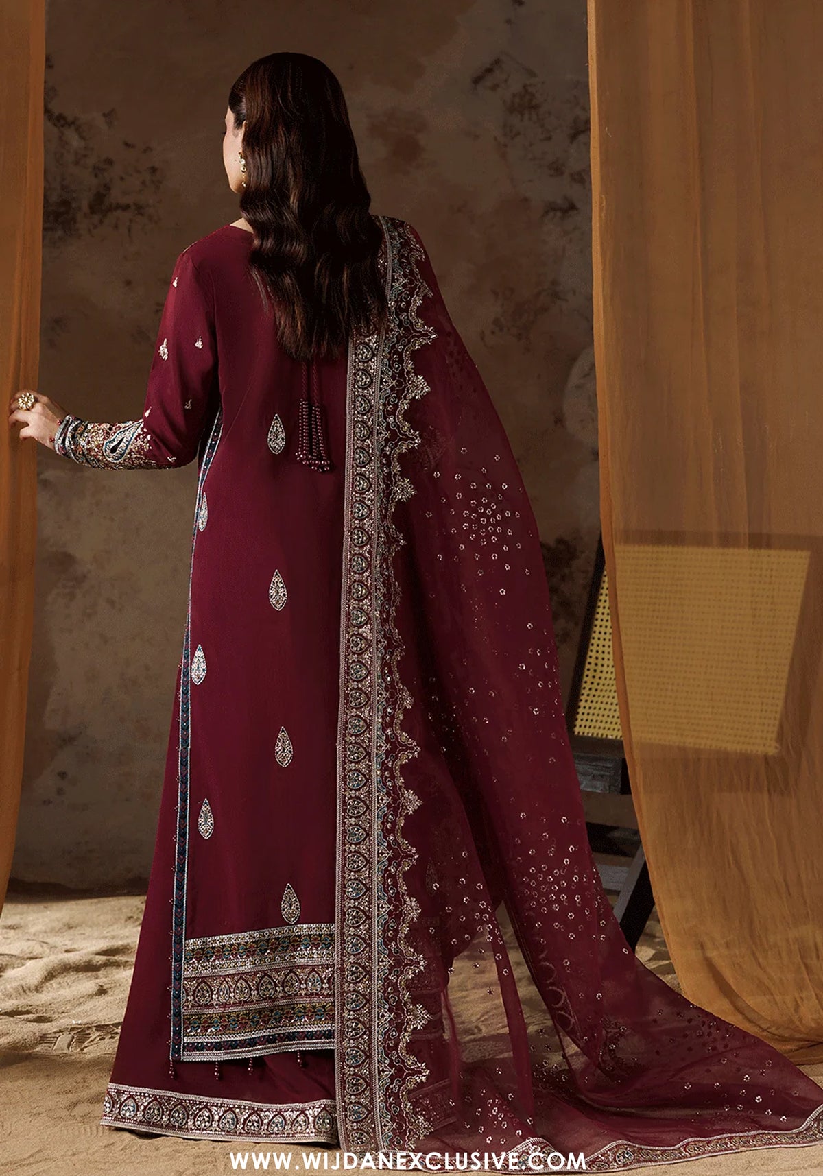 Shehnai by Ramsha | Unstitched Luxury Formal Raw Silk Collection'26 (SS-206)