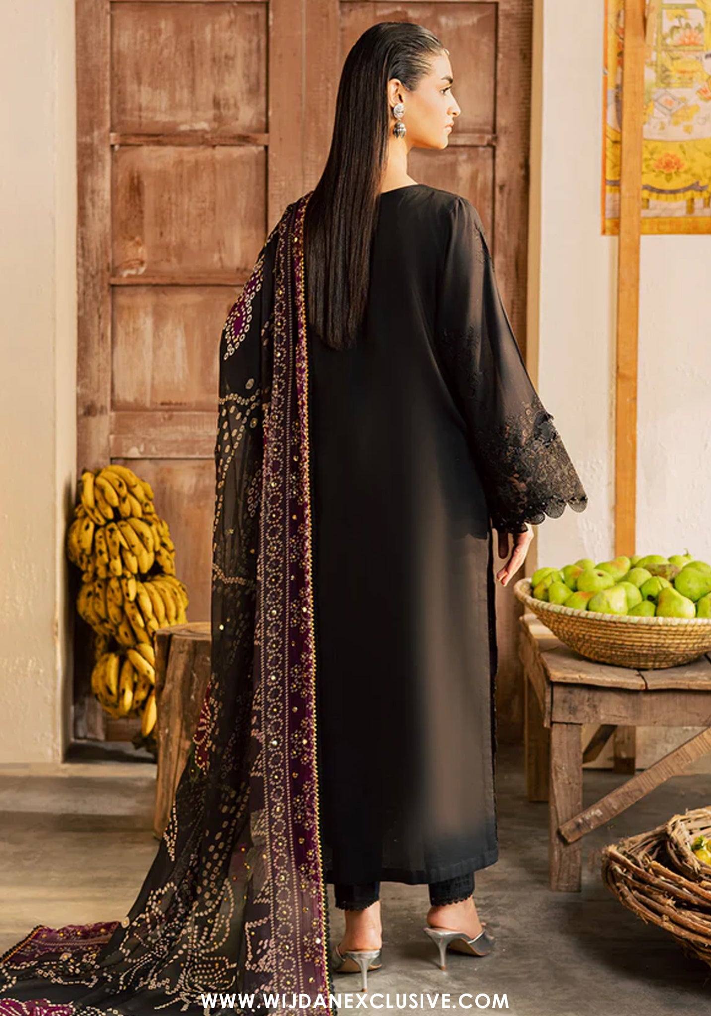 Bazaar by Nureh | Unstitched Embroidered Lawn Collection - 2026 (NE-257)