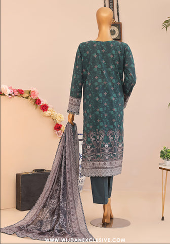 HZ Magic Unstitched Printed Lawn Collection - 2025 Vol-02 MPC-06