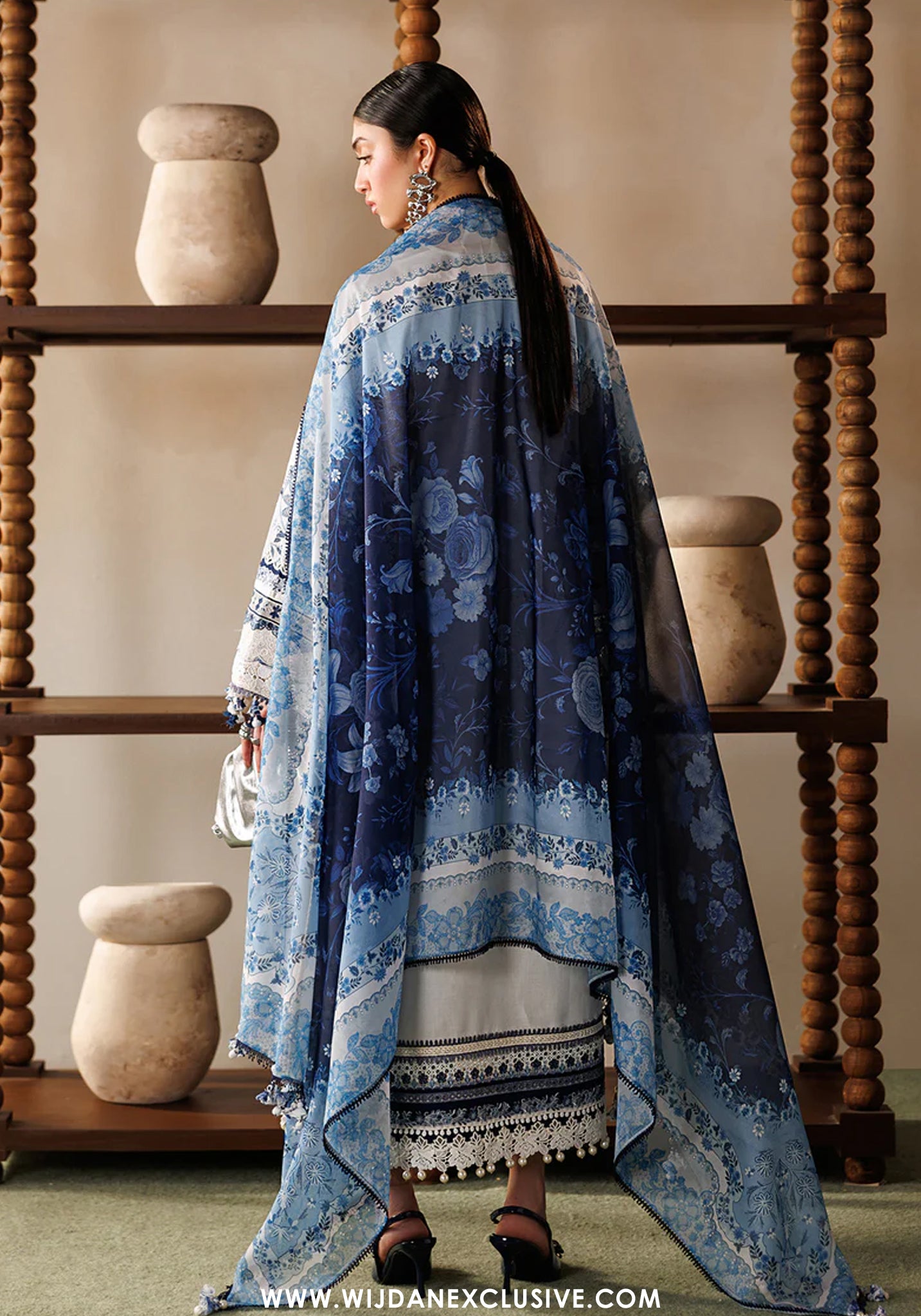 Baroque Unstitched Embroidered Eid Lawn Collection - 2026 (D-06)