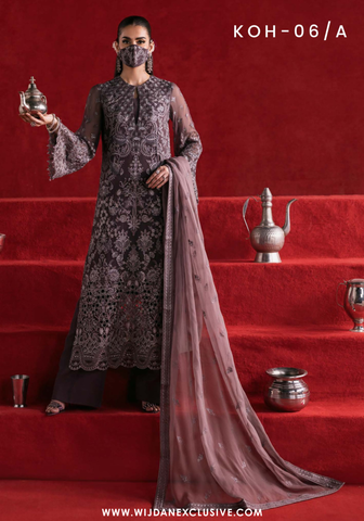 Flossie Kohinoor Unstitched Luxury Chiffon Collection - 2025 K-106