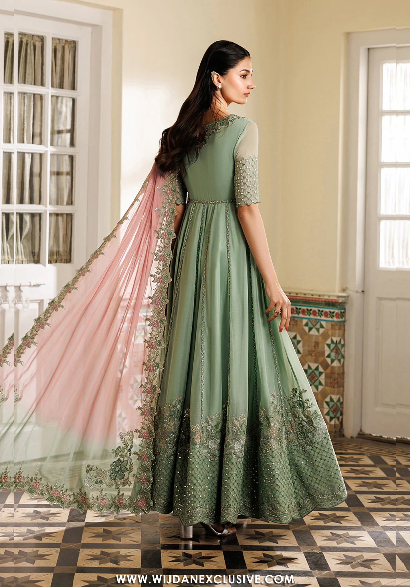 Iznik Unstitched Embroidered Chiffon Semi-Formals Collection - 2026 CC-99