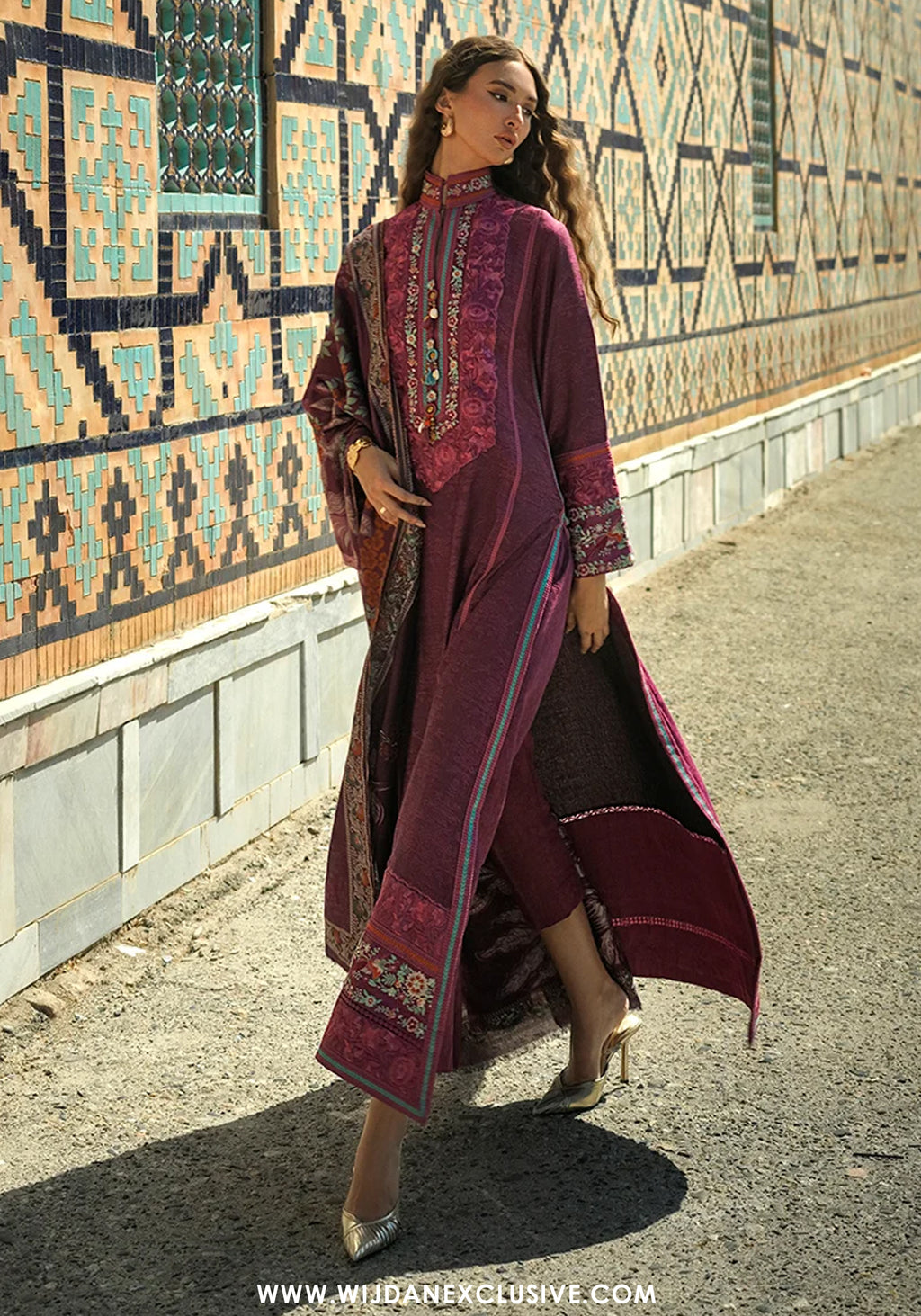 Broadway by Mushq | Unstitched Embroidered Viscose Collection'26 (Mosaik Reverie)