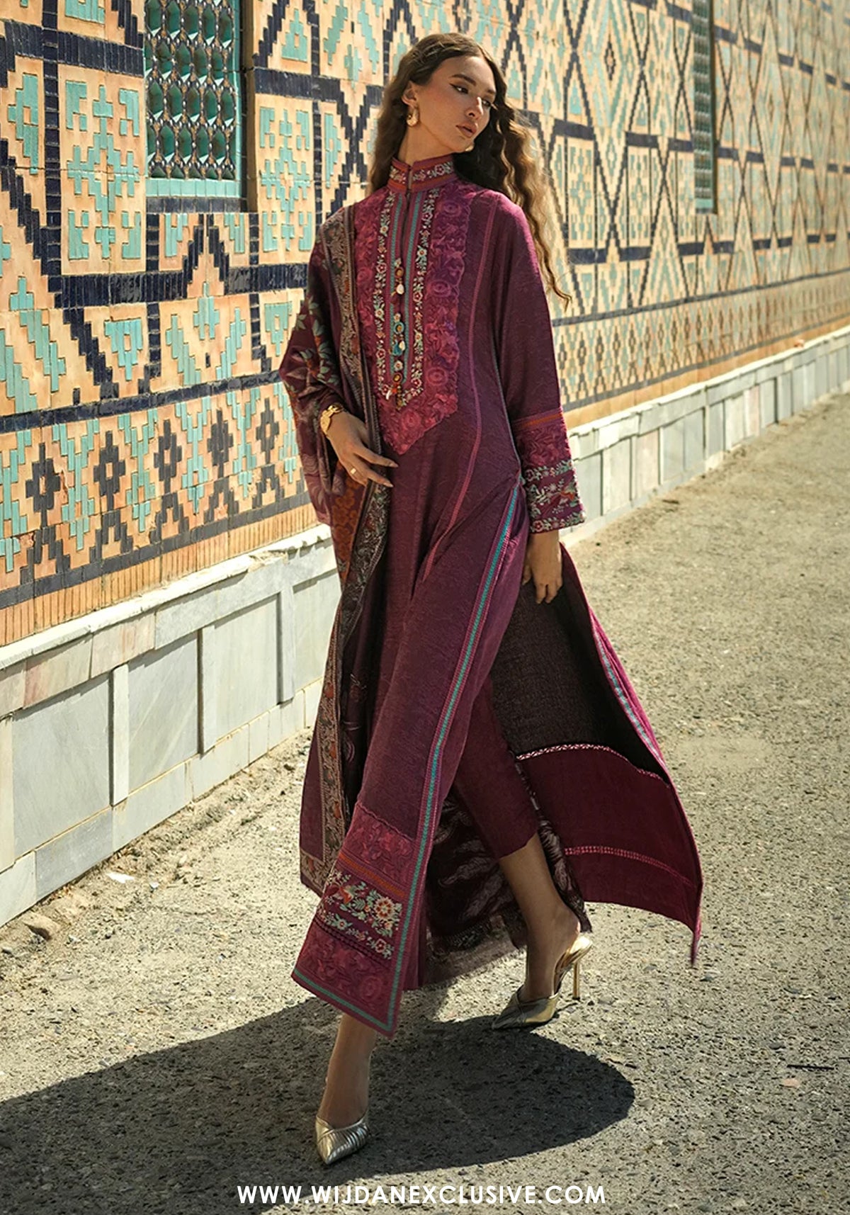 Broadway by Mushq | Unstitched Embroidered Viscose Collection'26 (Mosaik Reverie)