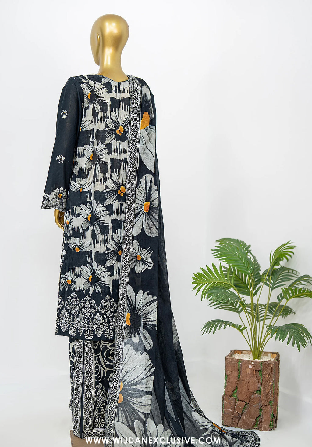 Bin Saeed Stitched Exclusive Printed Lawn Vol-08 Collection – 2026 (D-06)