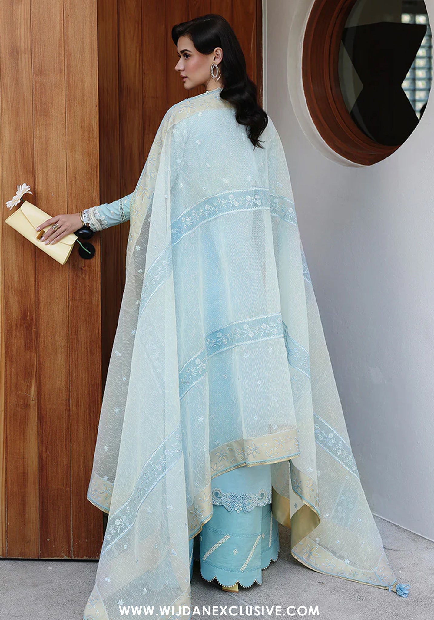 Qalamkar Unstitched Lawn Chikankari Eid Edit'26 (NAYRA)