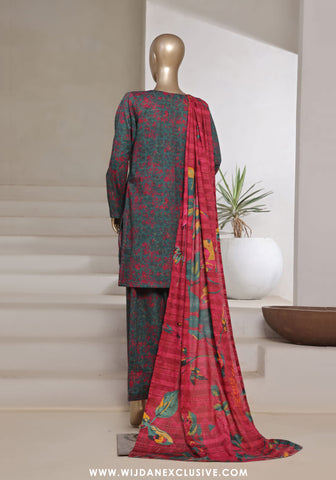 Sadabahar Stitched Printed Cotton Farshi Shalwar Collection - 2025 Vol-02 (Grey)