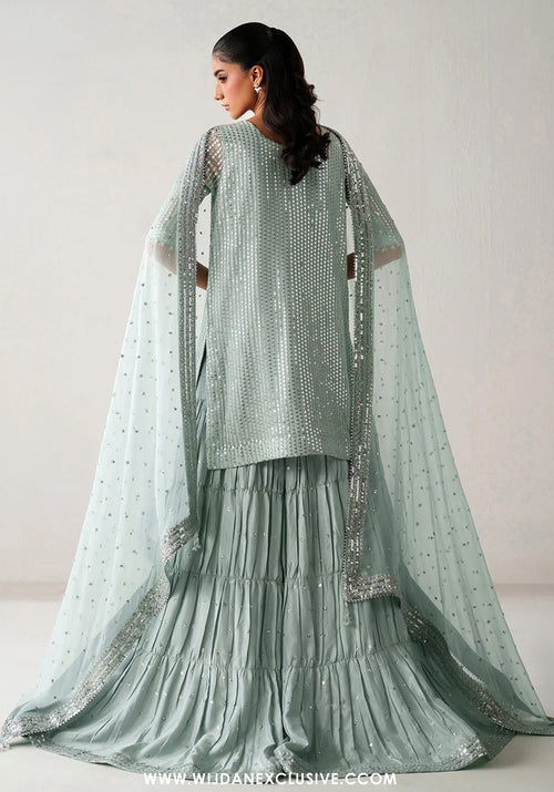 Baroque Unstitched Embroidered Chiffon Silk Collection - 2026 (UF-4389)