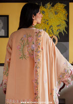 Wildflower by Zaha | Unstitched Festive Lawn Collection - 2026 (APRICOT MALLOW BLOOM)
