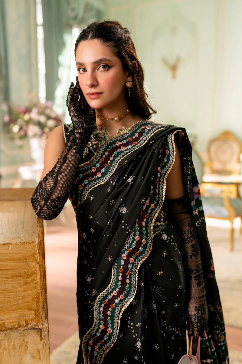 Luxe by Qalamkar | Unstitched Embroidered Silk Formal Collection - 2026 (LINNEA)