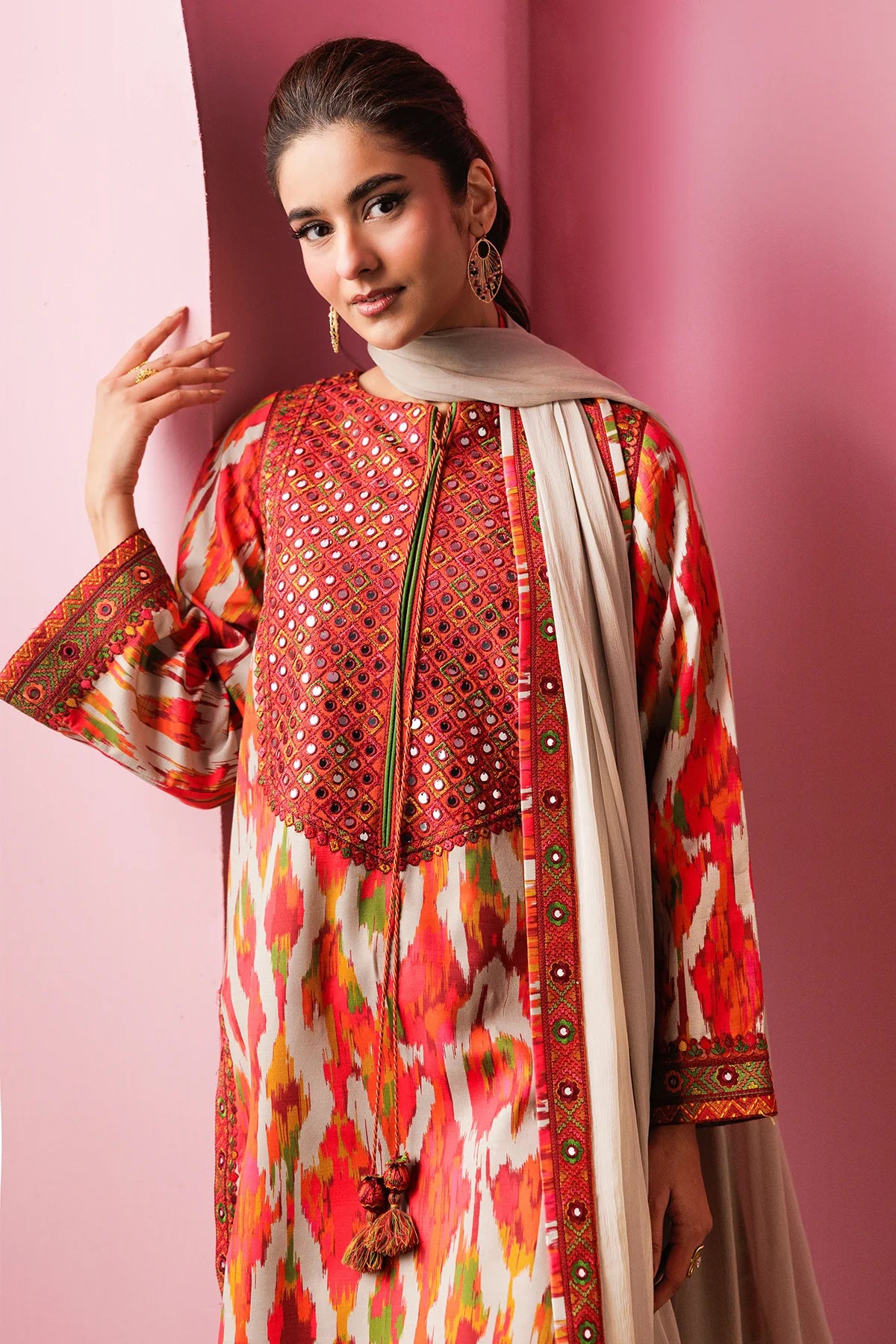Rang e Bahar by Charizma | Unstitched Embroidered Lawn Vol-I Collection - 2026 (CRB6-08)