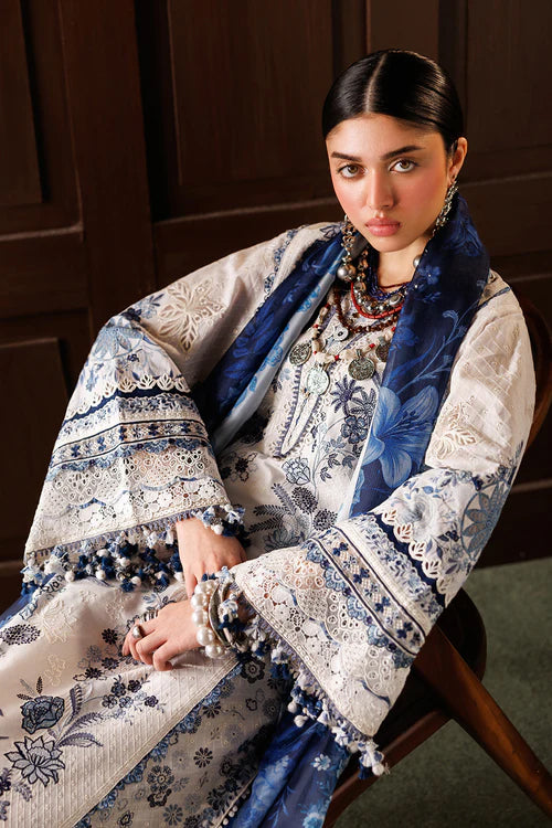 Baroque Unstitched Embroidered Eid Lawn Collection - 2026 (D-06)