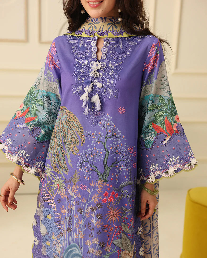 Soleil by Mushq | Unstitched Printed & Embroidered Lawn Collection - 2026 (CAMELLIA KISS)