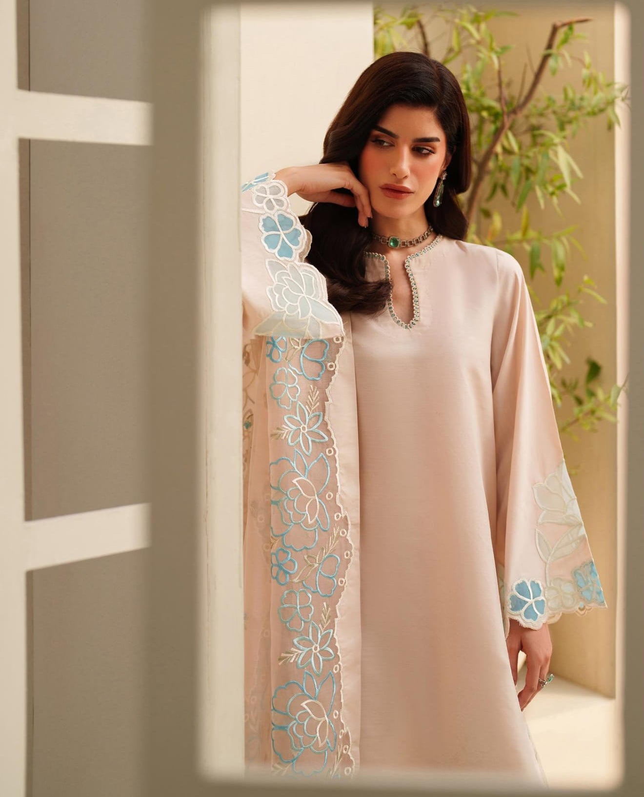 Tabeer by Zarif | Unstitched Premium Raw Silk Collection - 2026 (FLORIELLE)