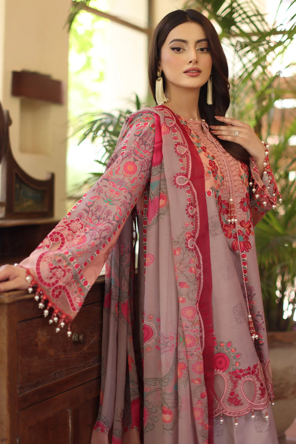 Infinity by Charizma | Unstitched Embroidered Lawn Collection - 2026 (IN6-07)