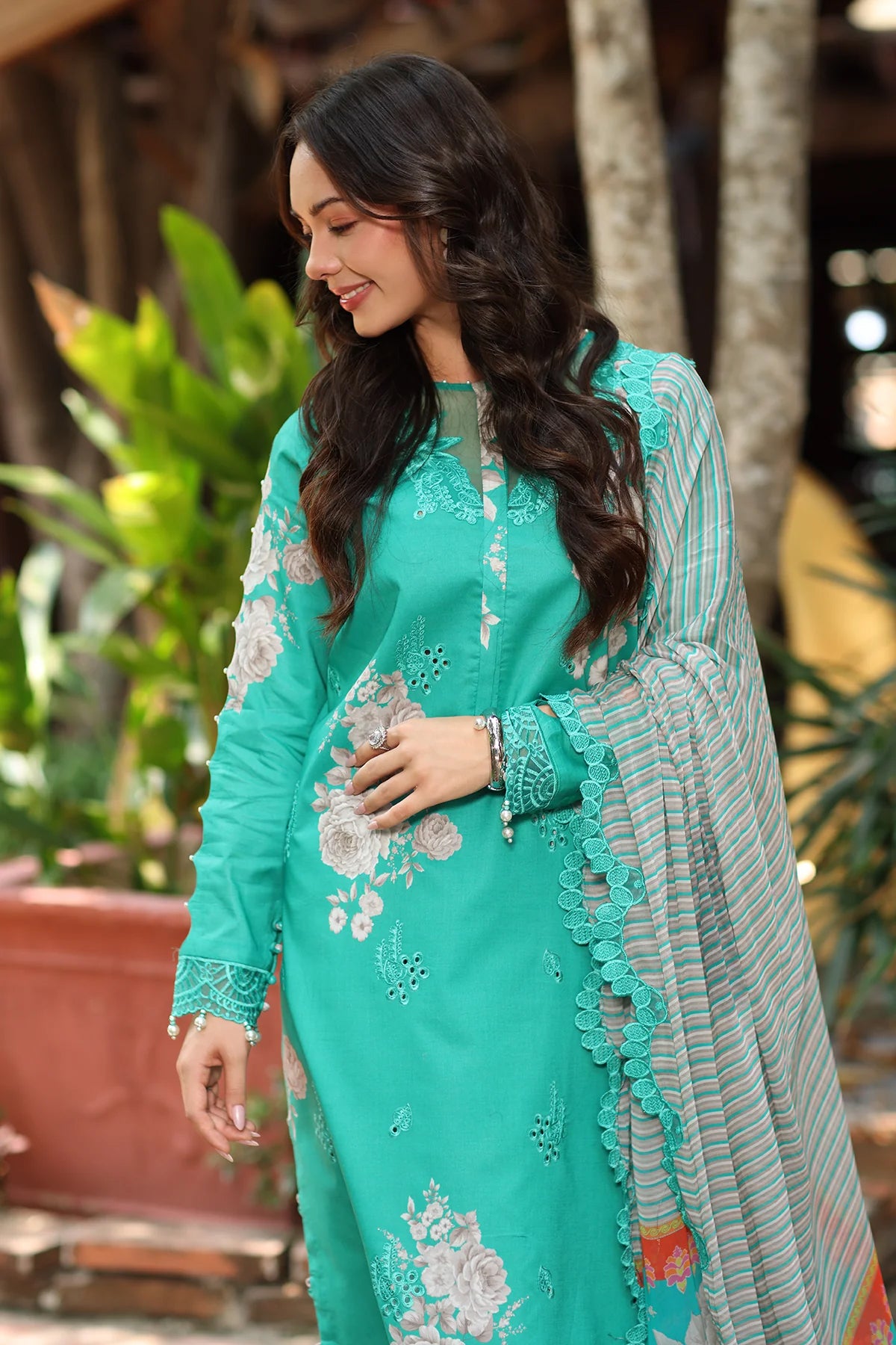 Reem by Charizma | Unstitched Embroidered Lawn Vol-01 Collection - 2026 (RM6- 06)