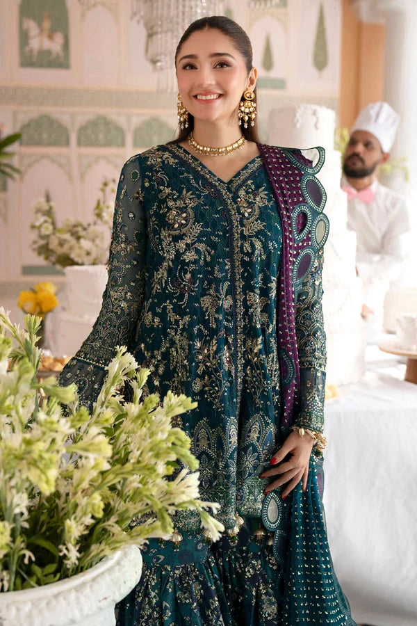 Nureh Jhoomro Unstitched Luxury Formals Collection - 2026 (NL-94)