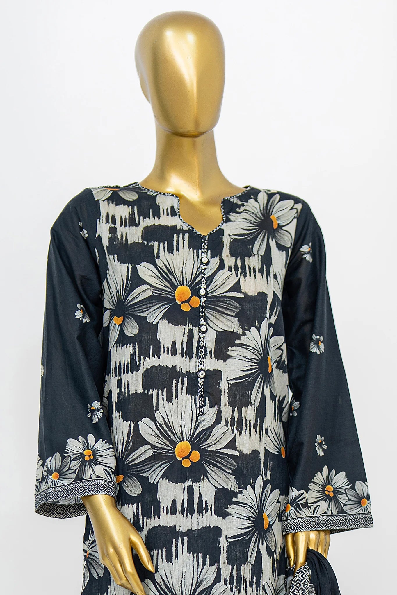 Bin Saeed Stitched Exclusive Printed Lawn Vol-08 Collection – 2026 (D-06)