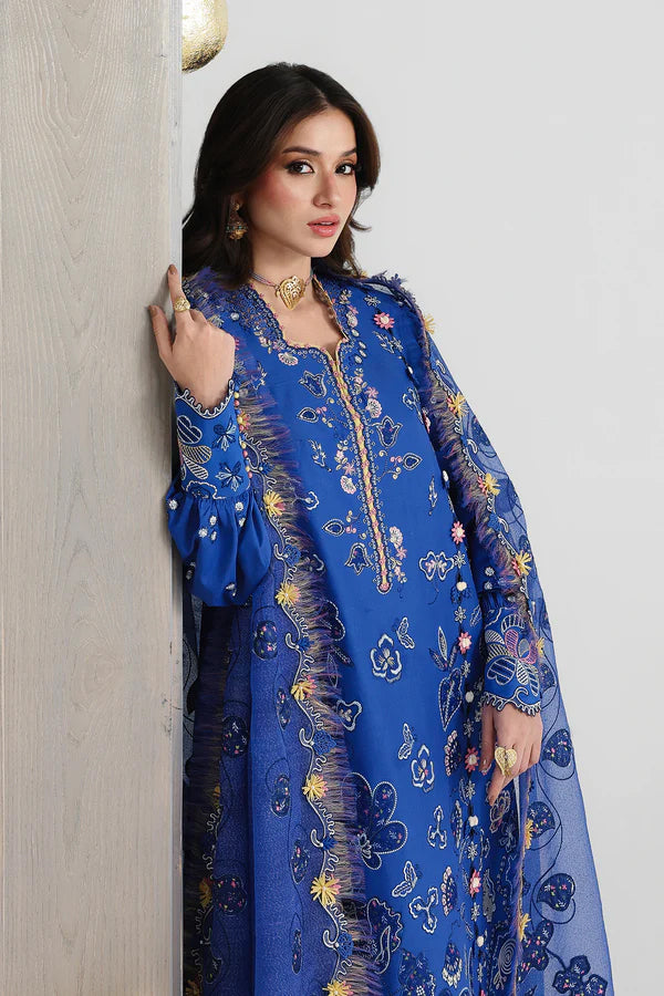 Qalamkar Unstitched Embroidered Festive Lawn Collection - 2026 (EMINA)