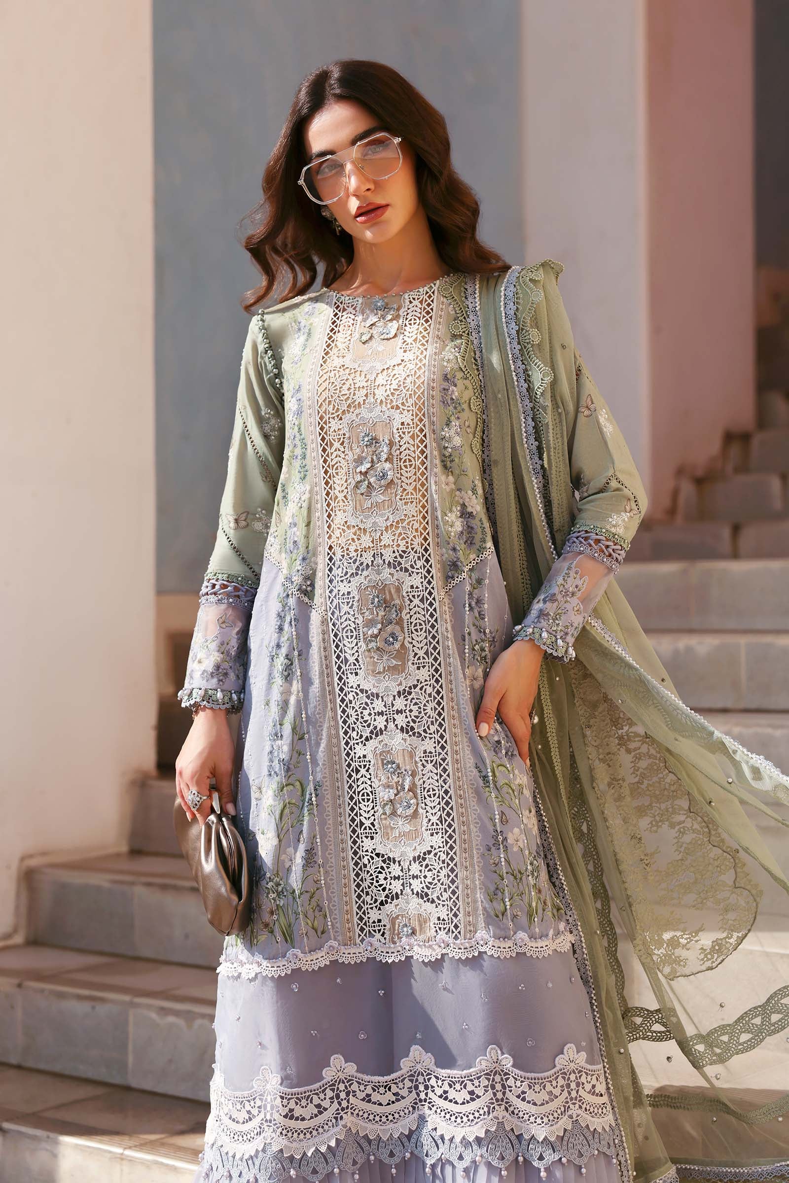 Luxury Unstitched Lawn Eid Edit’26 by Maria.B (D-6B)