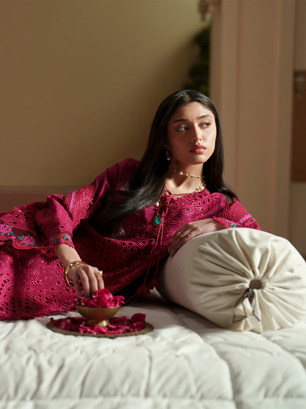 Mashriq by Bin Ilyas | Unstitched Luxury Lawn Collection - 2026 (D-113-B)