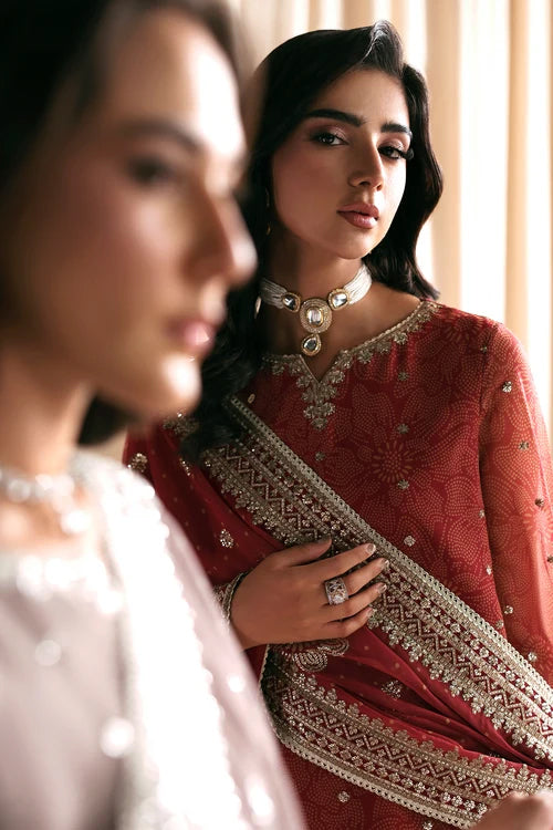 Siraya by Zarif | Unstitched Printed & Embroidered Formal Collection - 2026 (MAHEEN)