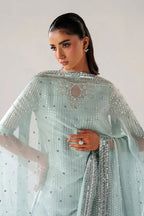 Baroque Unstitched Embroidered Chiffon Silk Collection - 2026 (UF-4389)